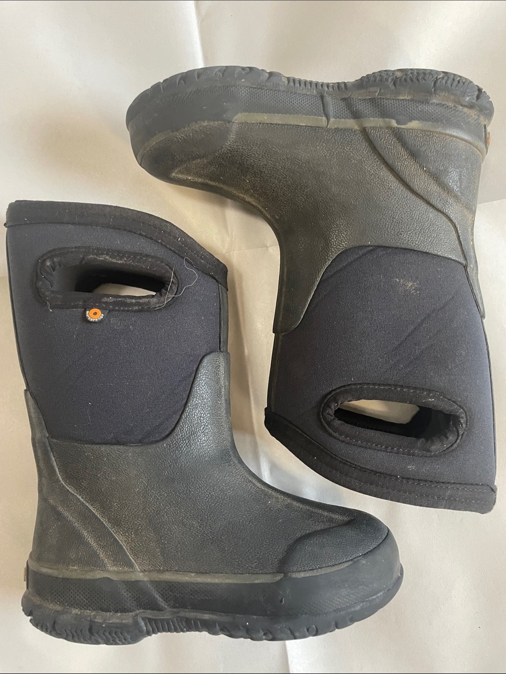 Bogs Kids Black Snow Boots. Fair to Good Condition. Still Have A Lot Of Wear.